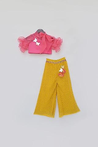 yellow-pant-set-for-girls