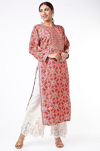 red-&-pink-floral-printed-tunic