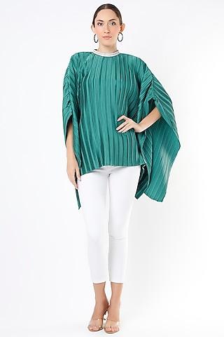turquoise-embellished-kaftan-tunic