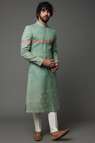 sea-green-embroidered-sherwani