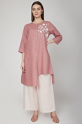 rose-pink-embroidered-asymmetric-tunic