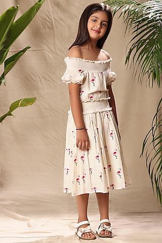 off-white-soft-cotton-cambric-embroidered-one-shoulder-flared-dress-for-girls