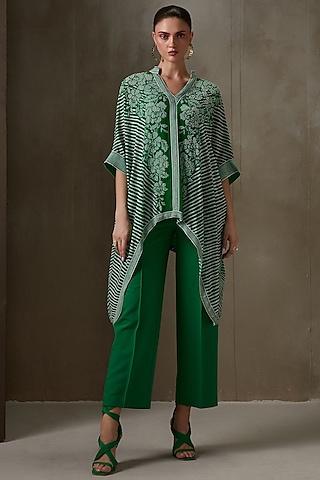 kelly-green-embellished-tunic