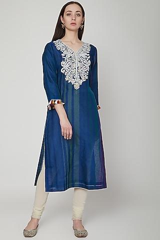 cobalt-blue-embroidered-&-striped-tunic