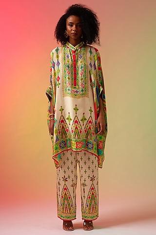 multi-colored-silk-printed-tunic