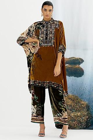 mustard-embroidered-tunic