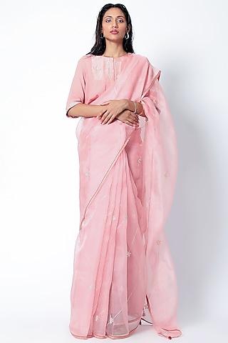 blush-pink-organza-zardosi-embroidered-saree-set
