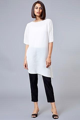white-polyester-tunic