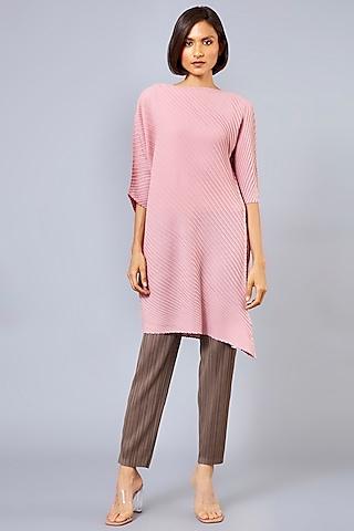 baby-pink-color-blocked-tunic