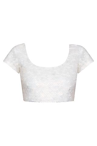 white-sequins-wax-blouse