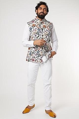 white-floral-printed-bundi-jacket