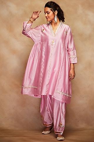 pink-silk-tunic