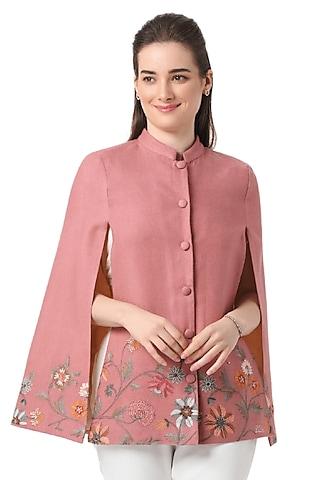 pink-cashmere-wool-hand-embellished-cape