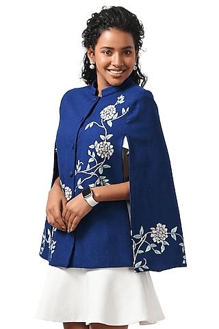 blue-cashmere-wool-hand-embellished-cape