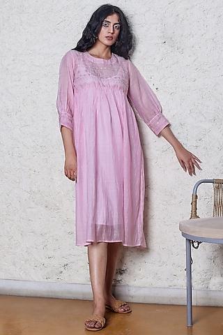 blush-pink-chanderi-embroidered-dress