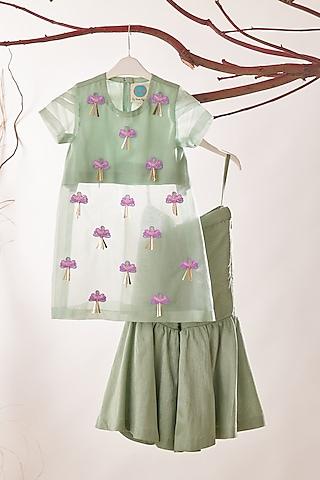 sage-green-cambric-&-dupion-silk-sharara-set-for-girls