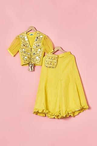 yellow-georgette-sharara-set-for-girls