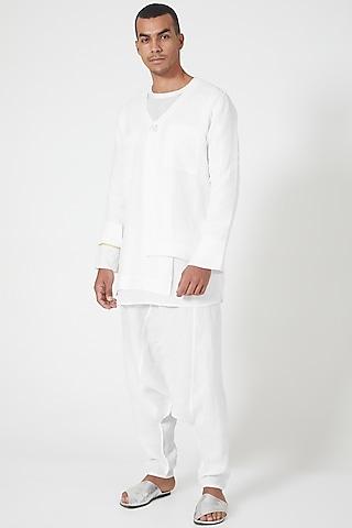 white-linen-shirt