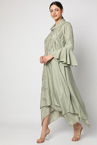 greyish-green-zardosi-embroidered-tunic