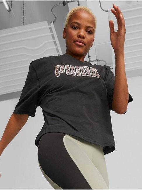 puma-black-printed-sports-t-shirt
