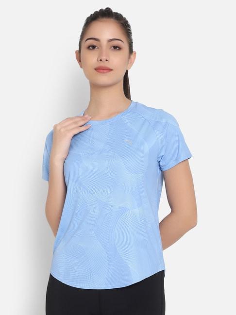 anta-blue-printed-sports-t-shirt
