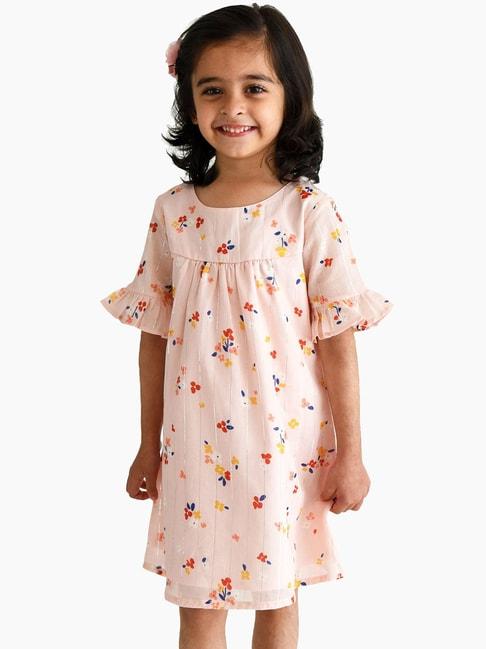 campana-kids-pink-floral-print-dress