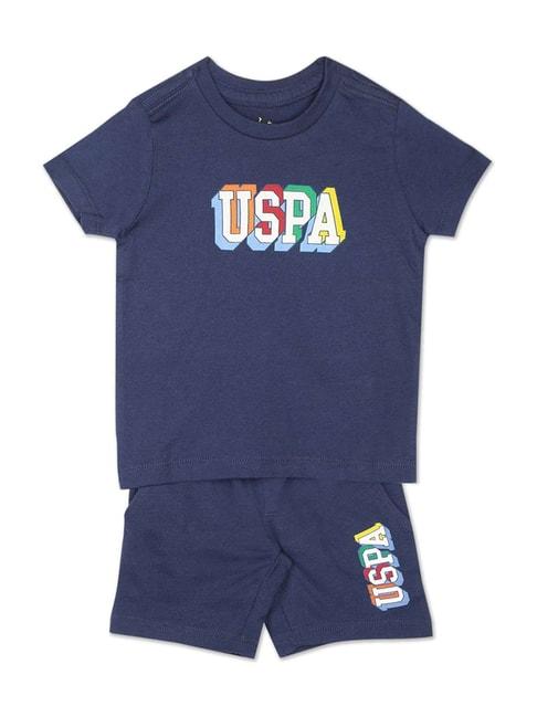 u.s.-polo-assn.-kids-navy-cotton-graphic-t-shirt-set