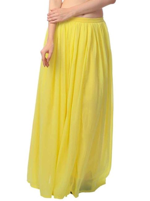 cation-yellow-maxi-skirt