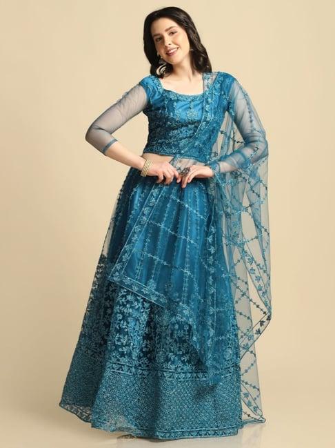 atsevam-blue-embroidered-semi-stitched-lehenga-choli-set-with-dupatta