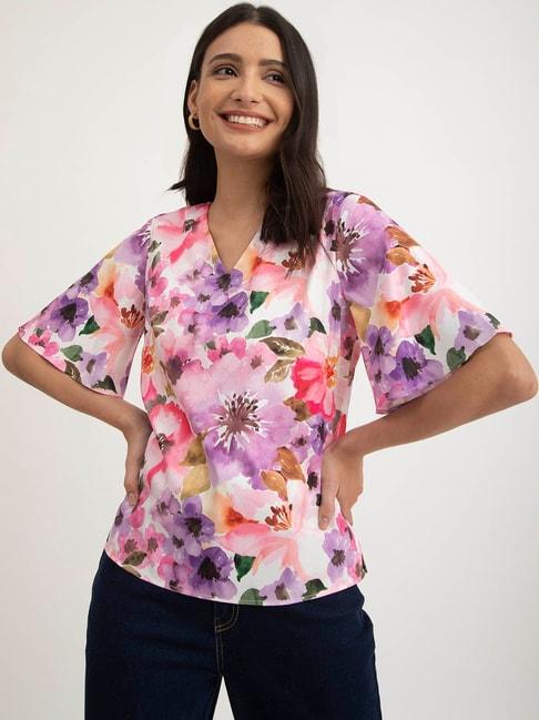 fablestreet-multicolor-floral-print-top