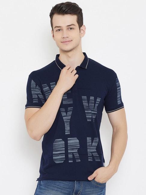 duke-dark-navy-slim-fit-printed-polo-t-shirt