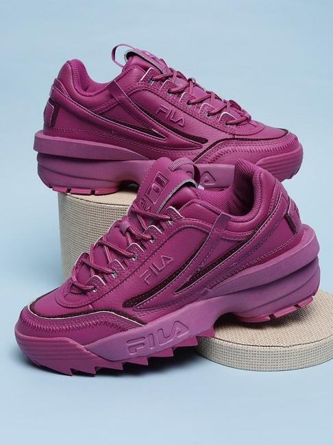 fila-women's-disruptor-ii-exp-pink-sneakers