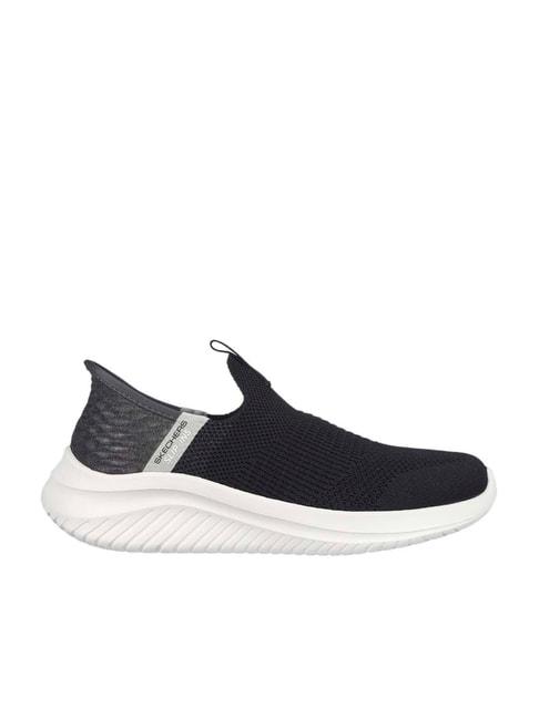 skechers-boys-ultra-flex-3.0---smooth-step-black-white-casual-sneakers