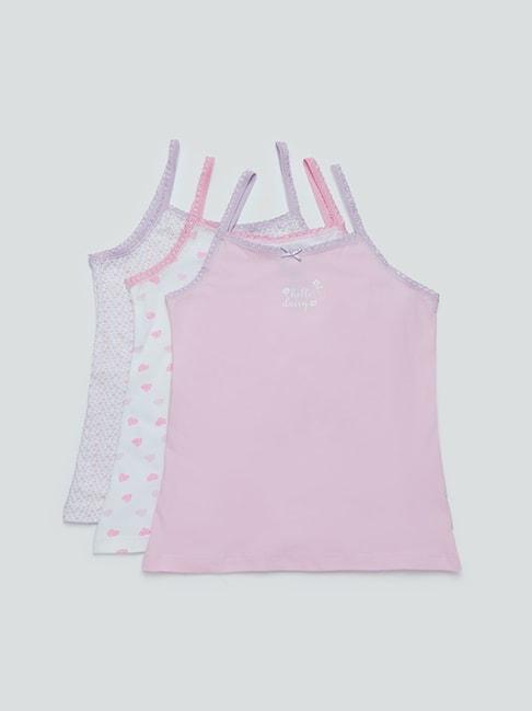 y&f-kids-by-westside-pink-printed-camisole-pack-of-three