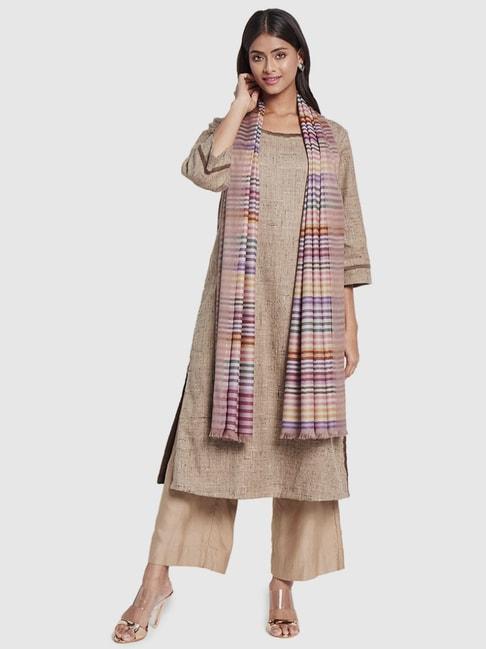 fabindia-multicolored-striped-shawl