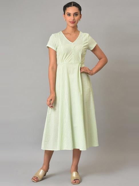aurelia-green-cotton-printed-a-line-dress
