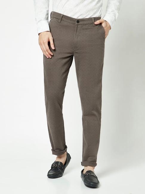 crimsoune-club-grey-slim-fit-printed-flat-front-trousers