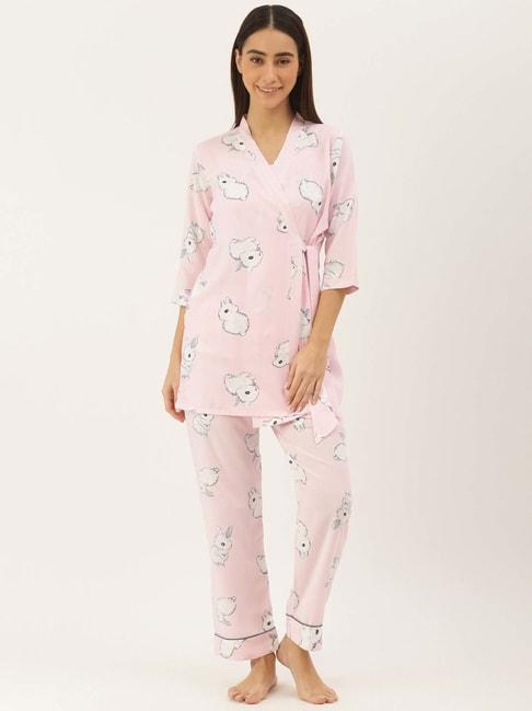 sweet-dreams-pink-printed-top-pyjama-set-with-overlay