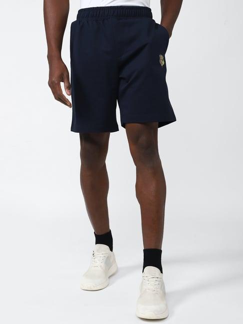 van-heusen-navy-regular-fit-shorts