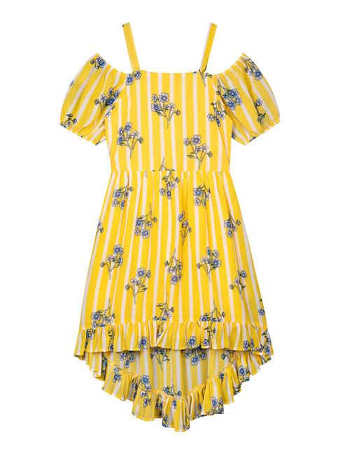 budding-bees-kids-yellow-floral-print-dress