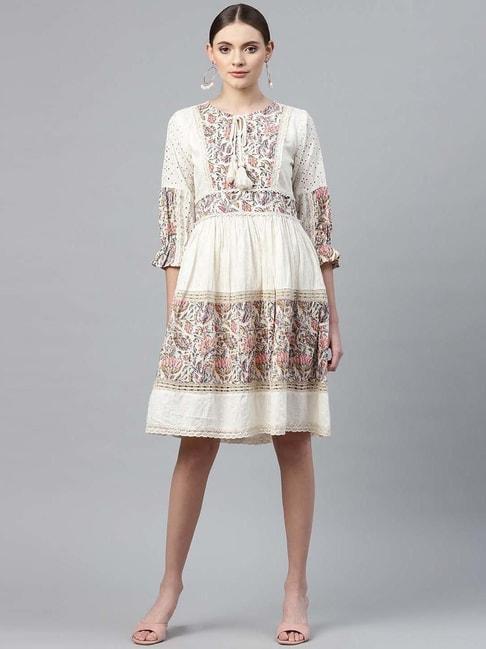 readiprint-fashions-off-white-cotton-embroidered-a-line-dress