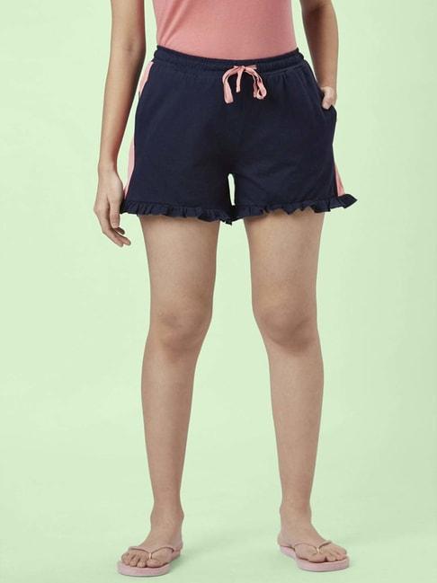 dreamz-by-pantaloons-navy-cotton-shorts