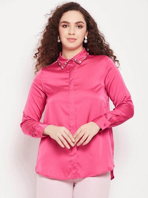 camla-by-madame-pink-embellished-shirt