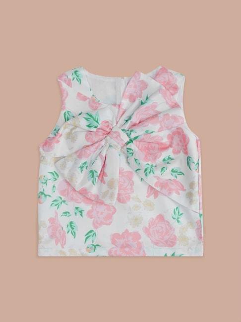 pantaloons-junior-multicolor-cotton-floral-print-top