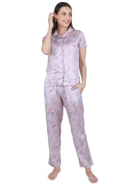 monte-carlo-grey-printed-shirt-with-pyjamas