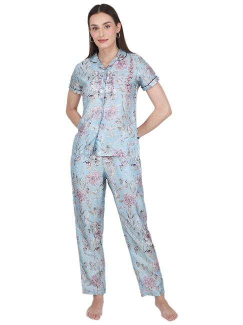 monte-carlo-aqua-printed-shirt-with-pyjamas