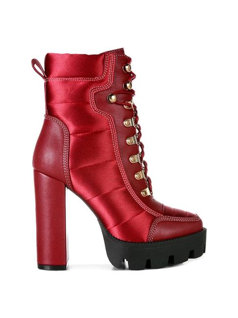 london-rag-women's-burgundy-derby-boots