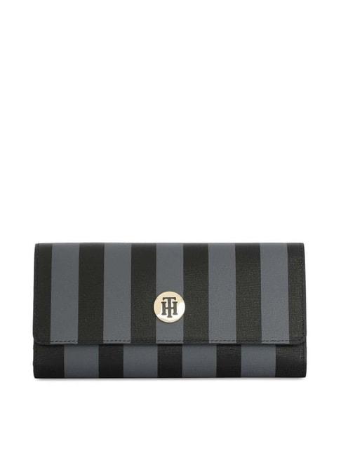 tommy-hilfiger-grey-nathalie-striped-leather-wallet