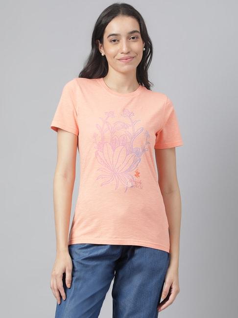 beverly-hills-polo-club-coral-printed-t-shirt