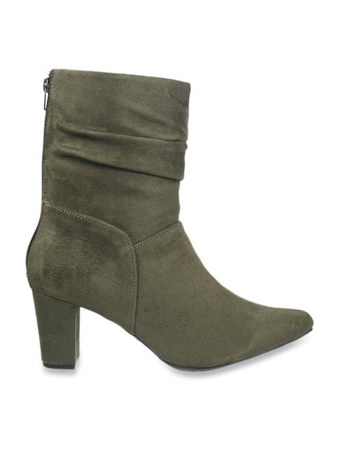 mochi-women's-olive-casual-booties